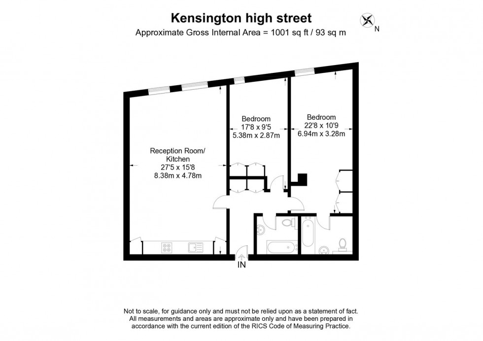 Floorplan for Kensington, London