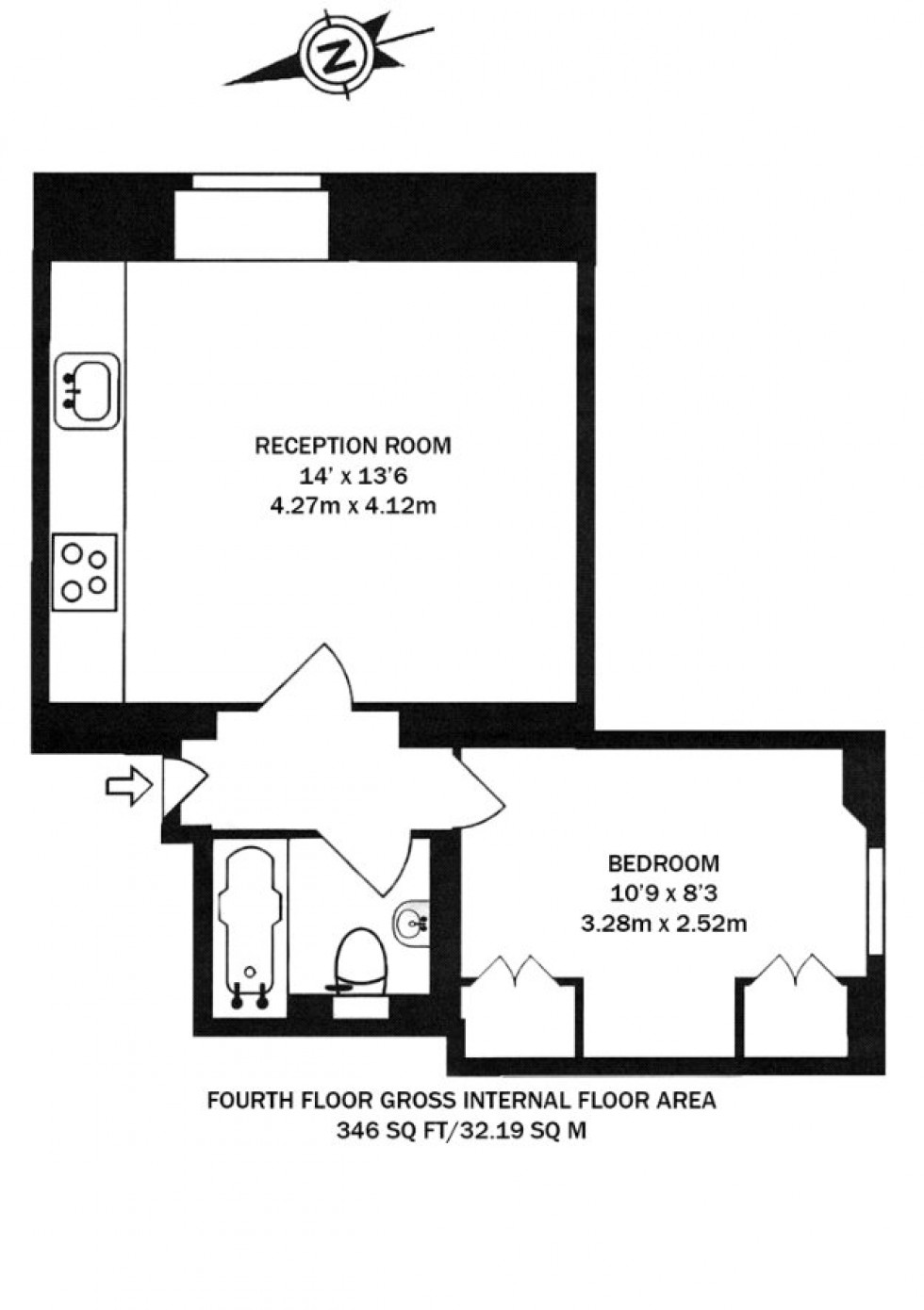 Floorplan for Kensington, London