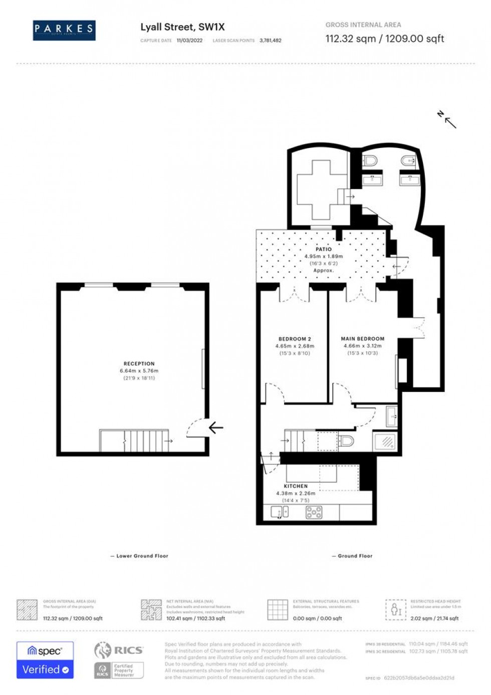 Floorplan for Belgravia, London