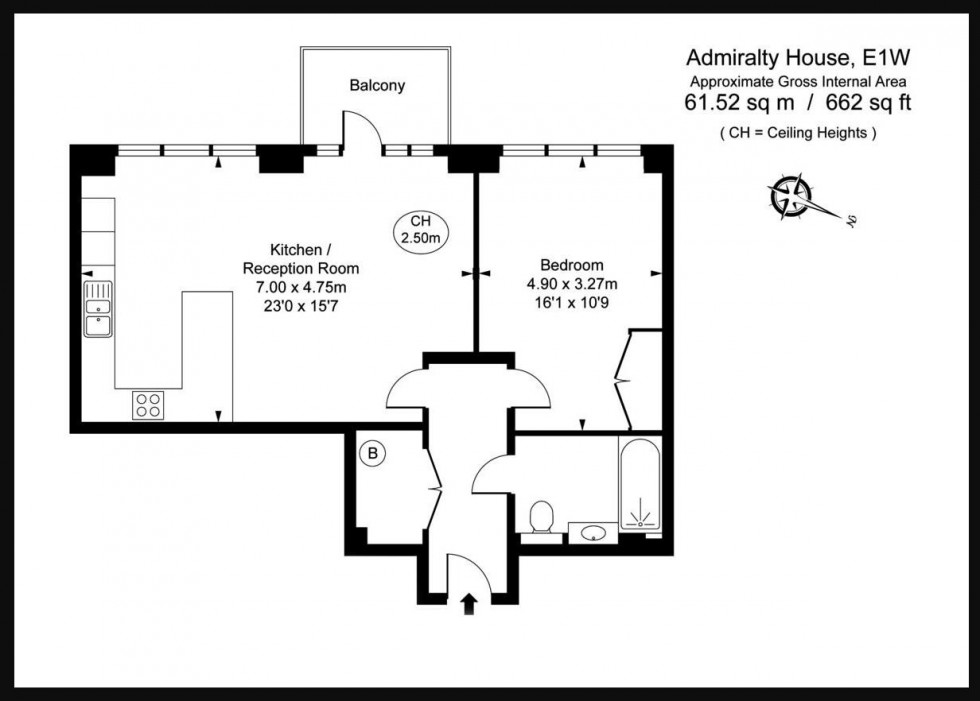 Floorplan for Vaughan Way, 150 Vaughan Way, London