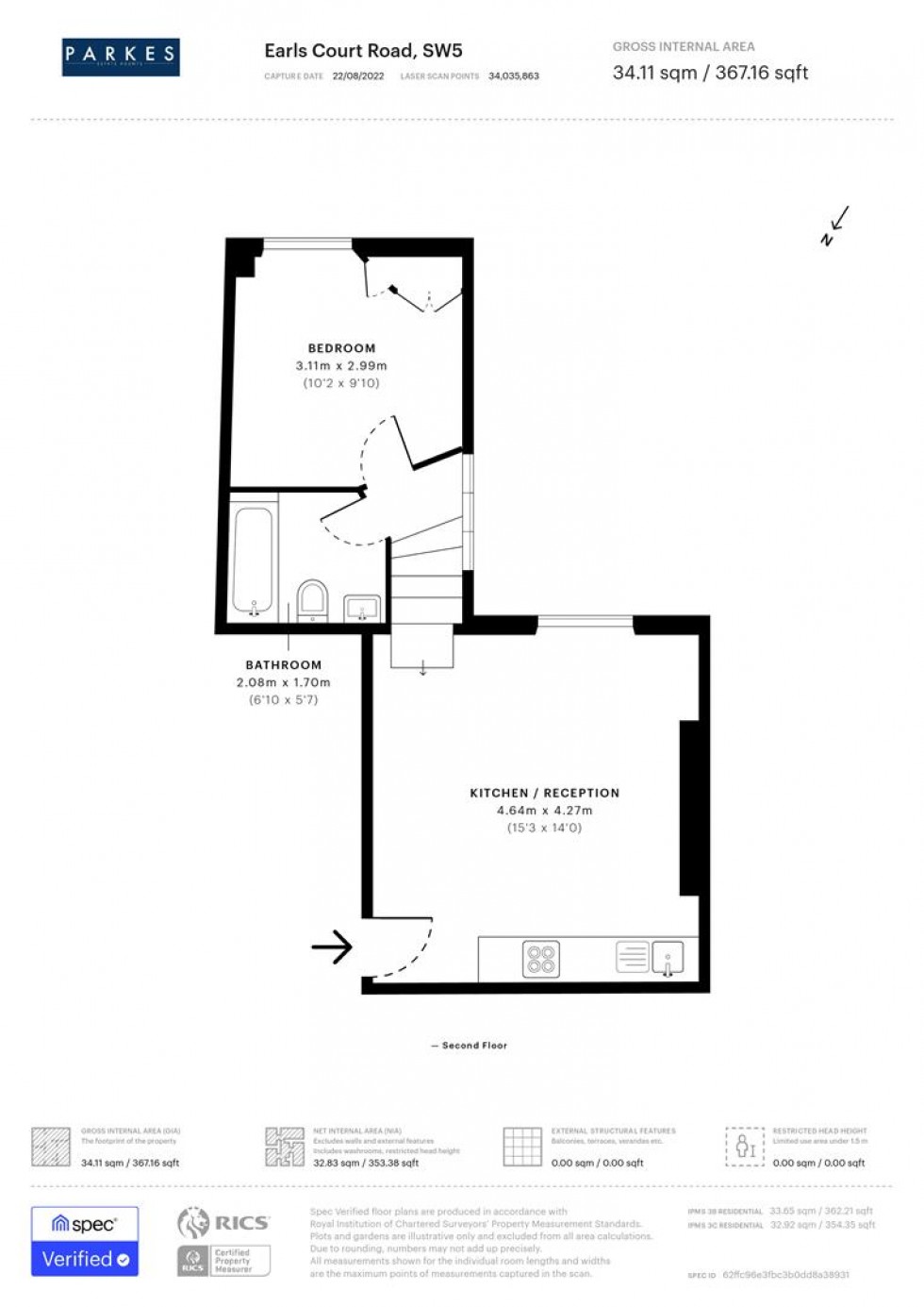 Floorplan for Earls Court, London