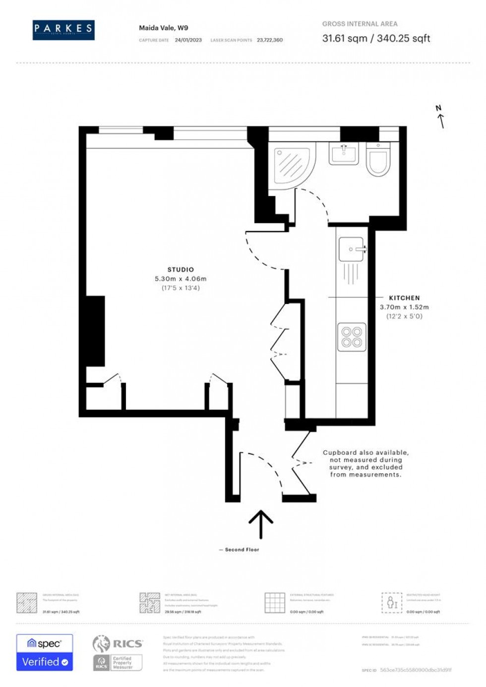 Floorplan for Maida Vale