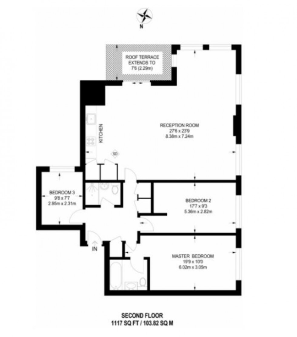 Floorplan for Oval Road, London