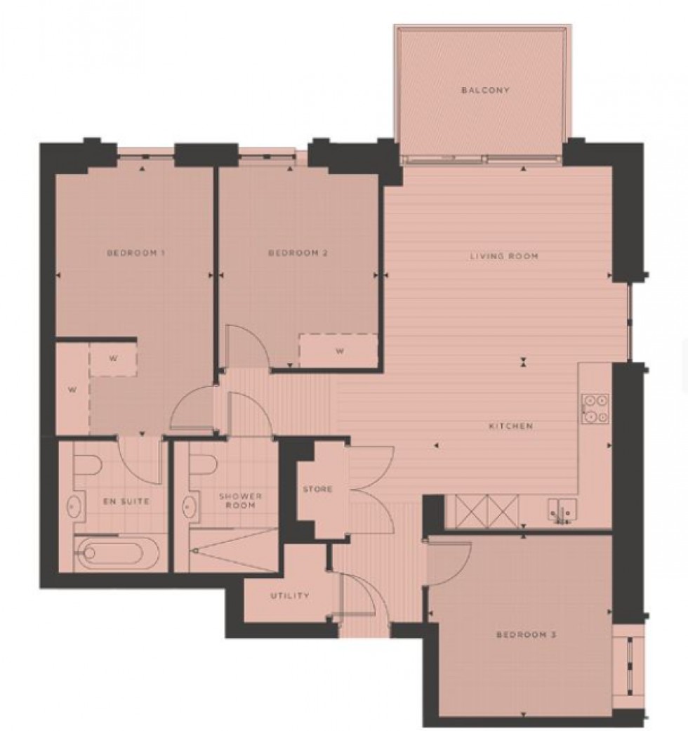 Floorplan for Edgware Road, London