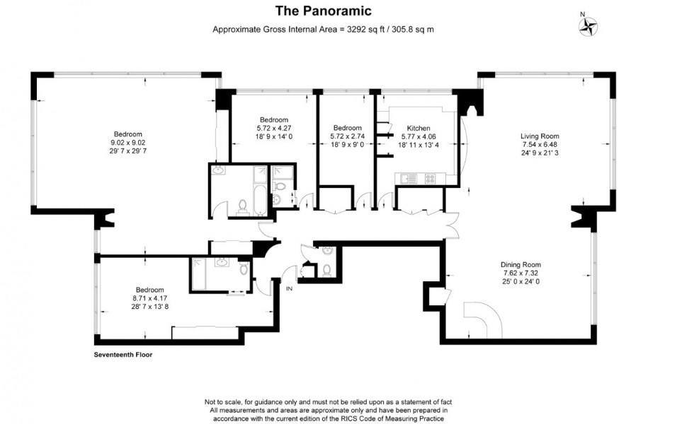 Floorplan for Grosvenor Road, London