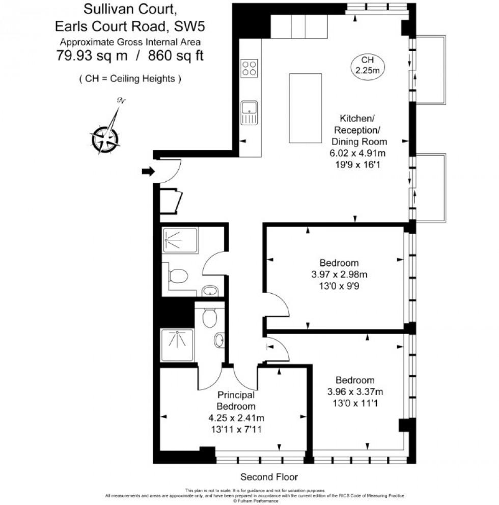 Floorplan for Earls Court, London