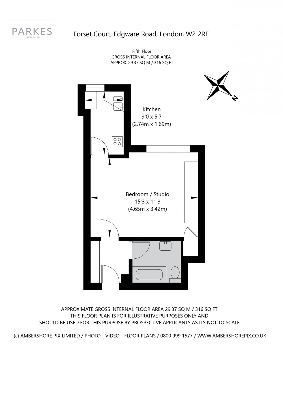 Floorplan for Edgware Road, London