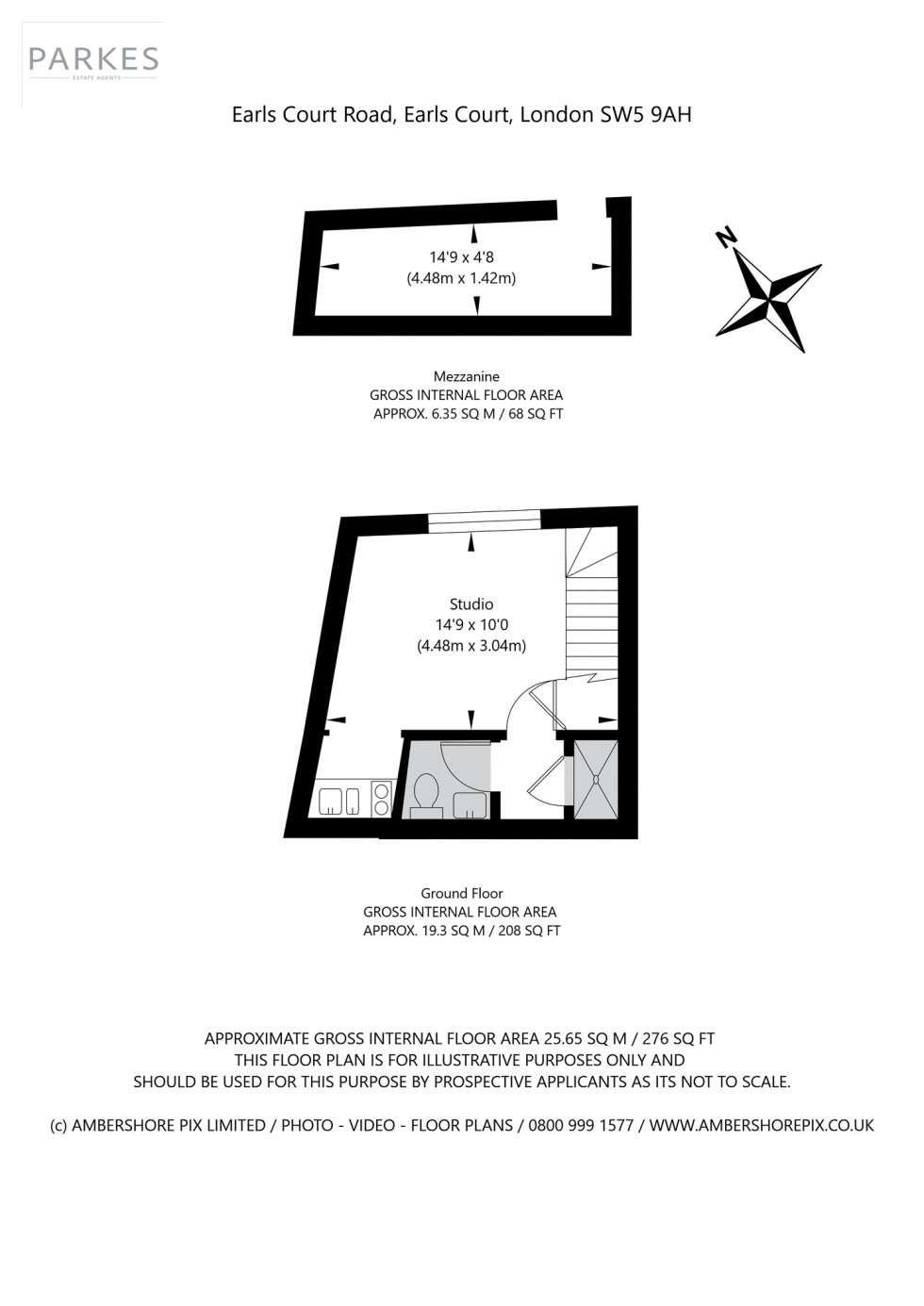 Floorplan for Earls Court, London