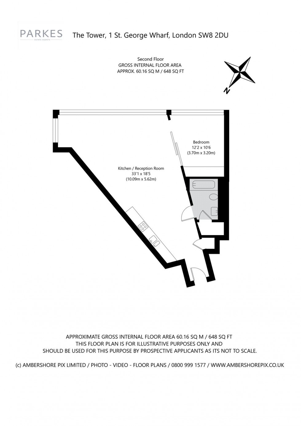 Floorplan for St. George Wharf, London