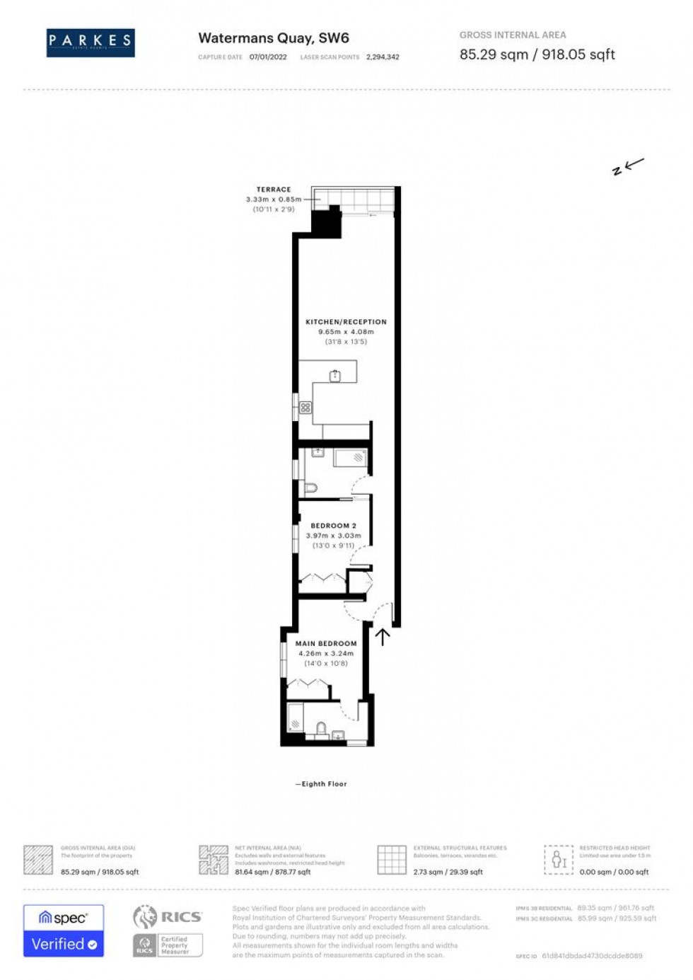 Floorplan for Chelsea, London