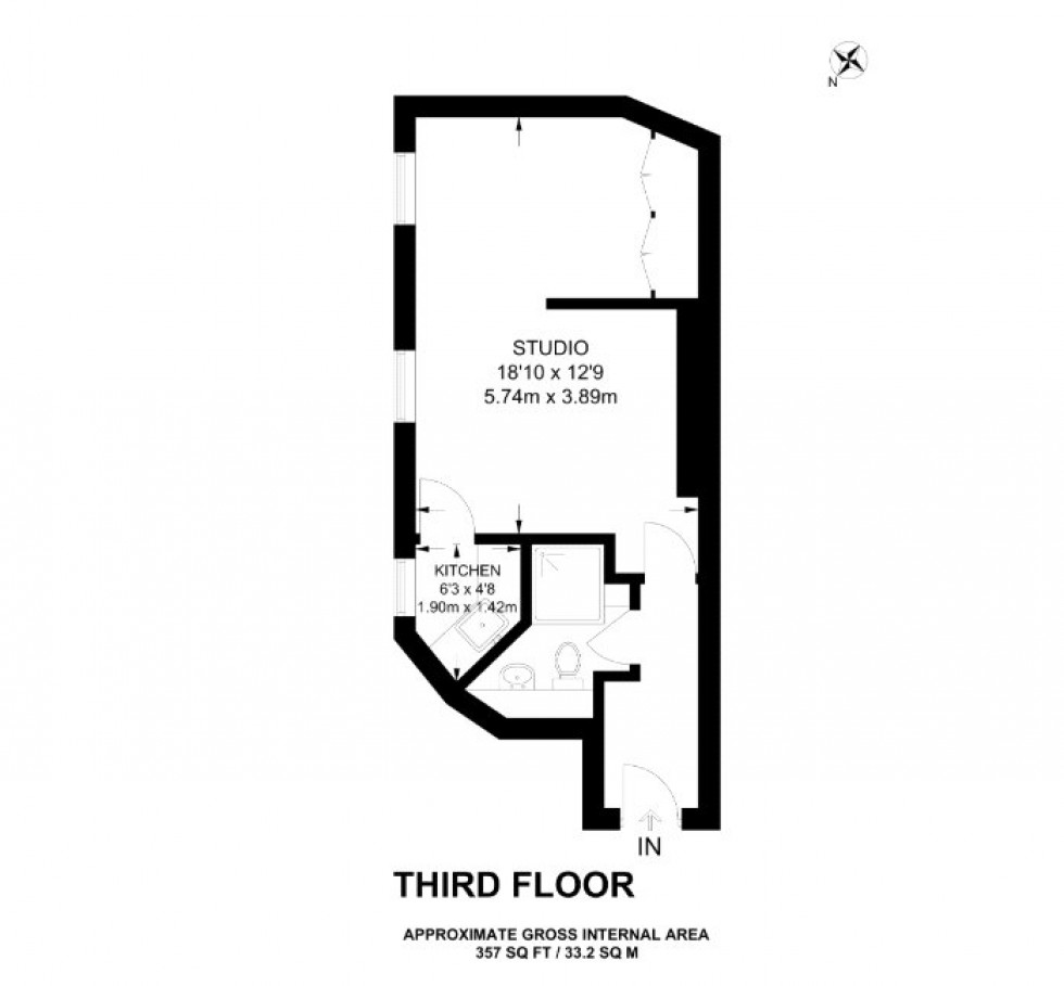 Floorplan for Harrowby Street, London