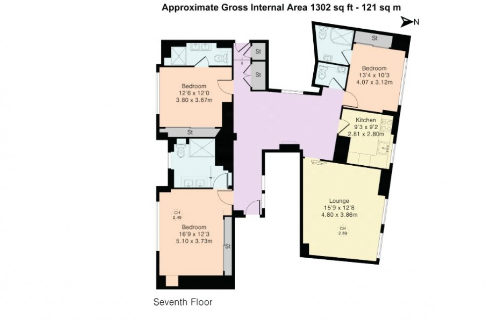 Floorplan for Knightsbridge, London